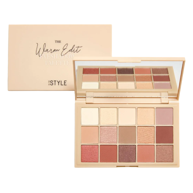 In The Style Large Eyeshadow Palette 15 x 1.3g Warm Edit