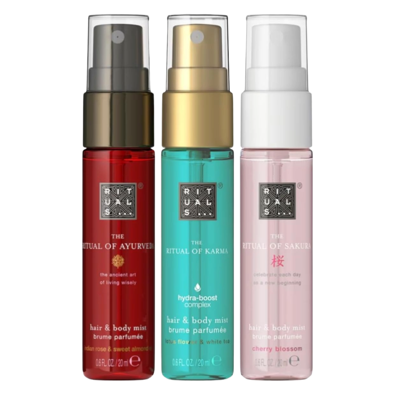 Rituals Your Misty Discovery Hair & Body Mist Set 3 x 20ml