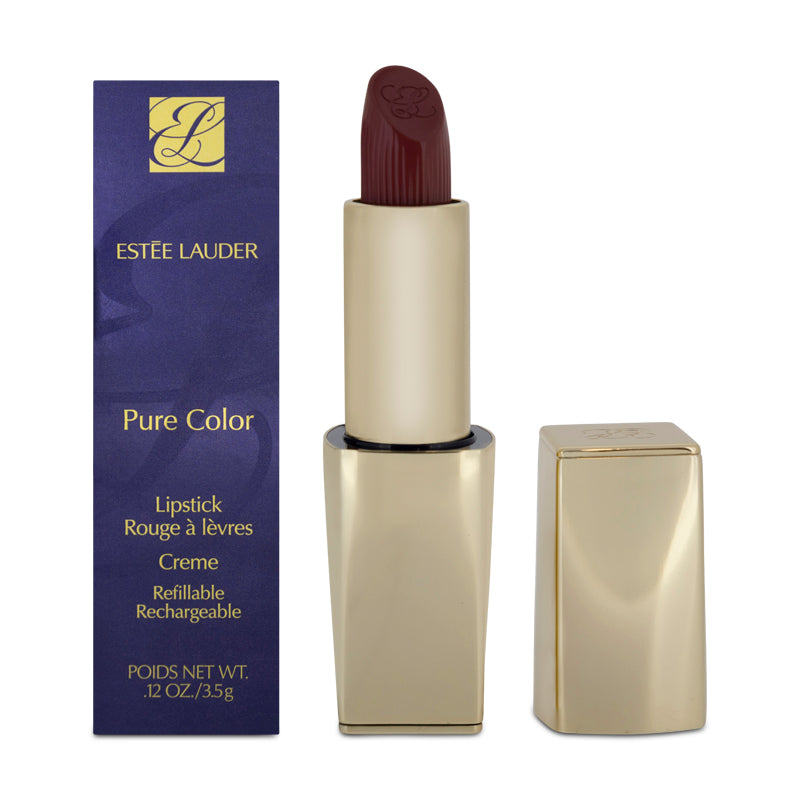 Estee Lauder Pure Colour Red Lipstick Creme 420 Rebellious Rose