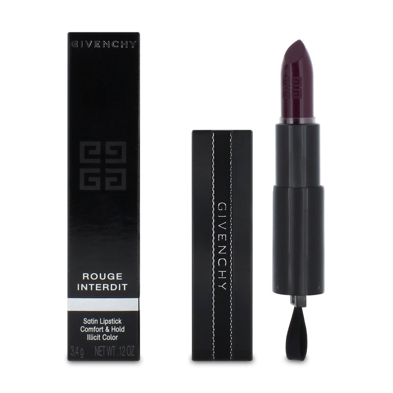 Givenchy Rouge Interdit Satin Lipstick - Shade 7 Purple Fiction