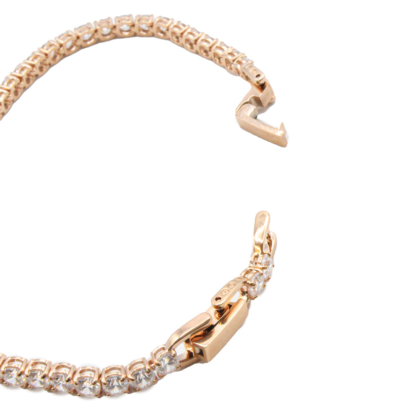 Swarovski Tennis Deluxe Collection Rose Gold Bracelet