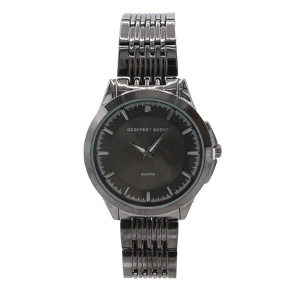 Geoffrey Beene Men's GB8051GUN Analog Display Japanese Quartz Grey Watch