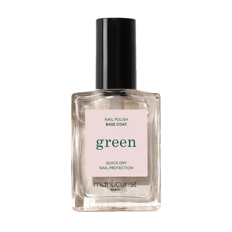 Manucurist Green Nail Polish Base Coat 15ml Quick Dry Nail Protection