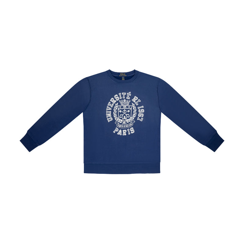 Polo fleece graphic sweatshirt best sale