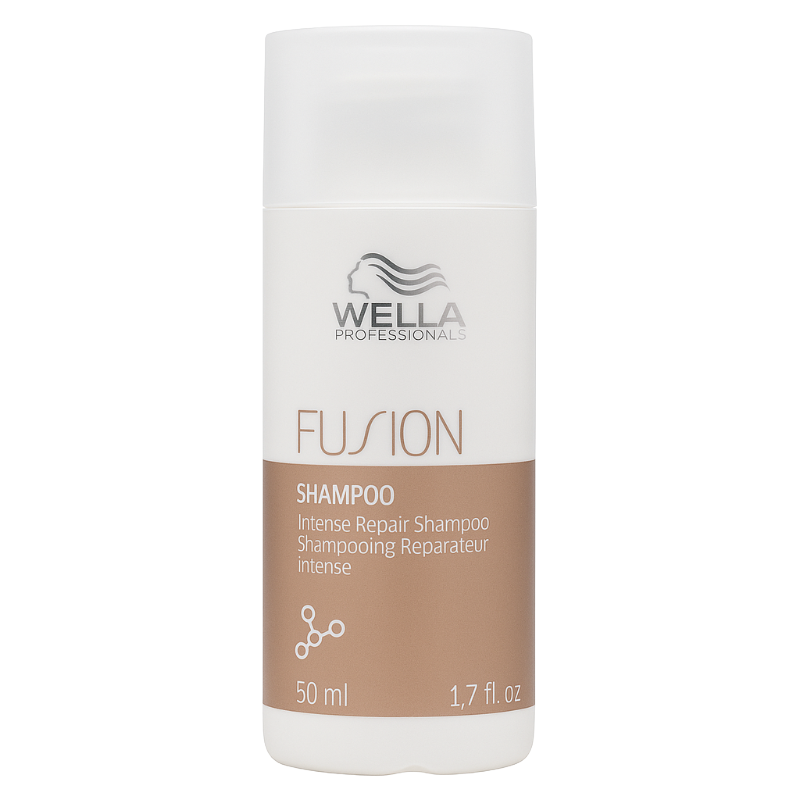 Wella Fusion Shampoo 50ml Dry & Damaged Hair Moisturises & Protects