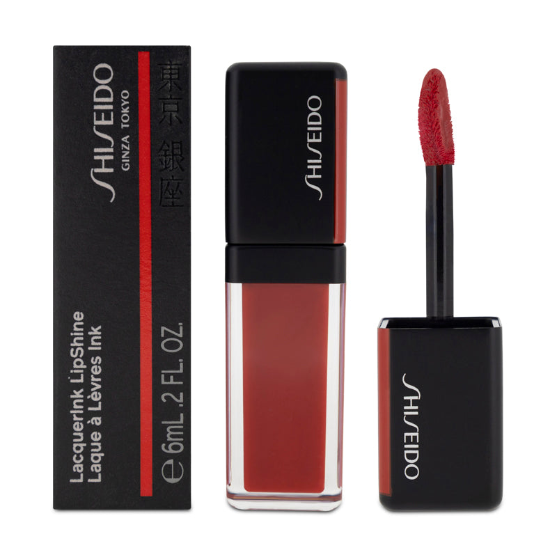 Shiseido LacquerInk LipShine 304 Techno Red