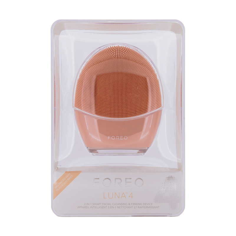 Foreo Luna 4 Balanced Skin Smart Facial Cleansing & Firming Device - Orange