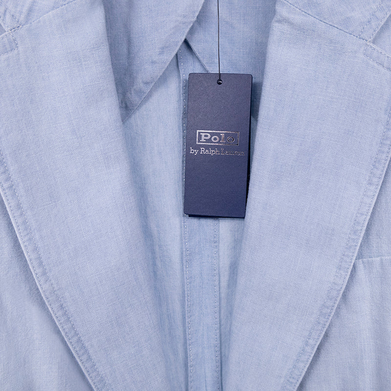 Ralph Lauren Polo Chambray Blazer Light Blue Women's