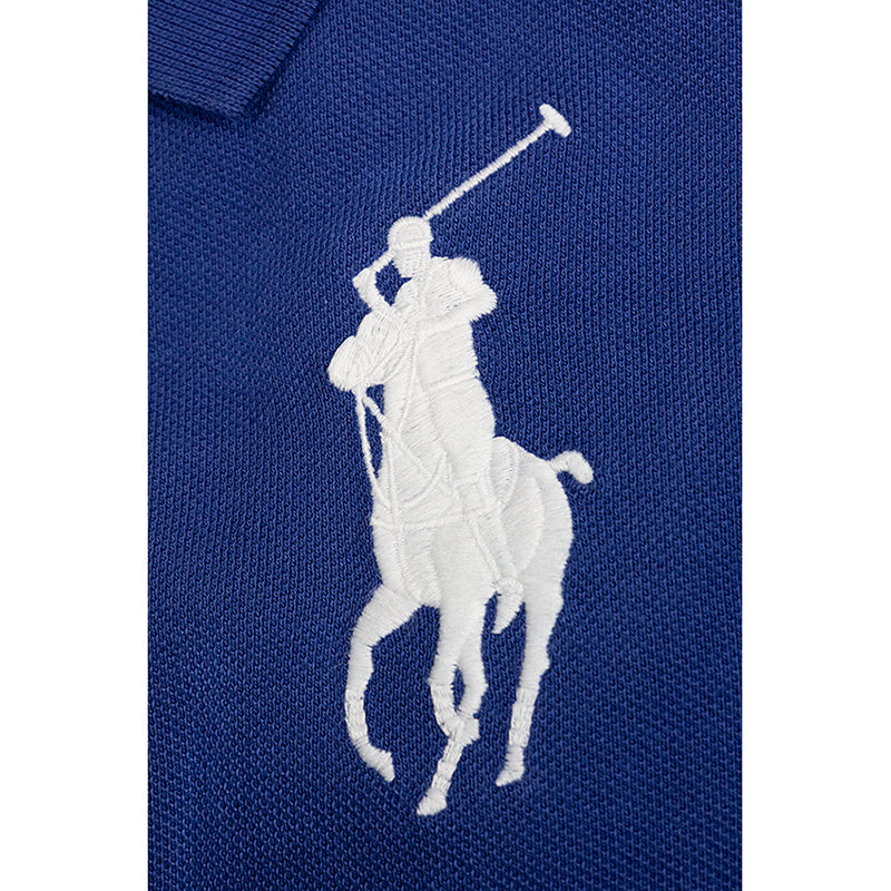 Ralph Lauren Polo Big Pony Cotton Boys Polo Shirt Blue