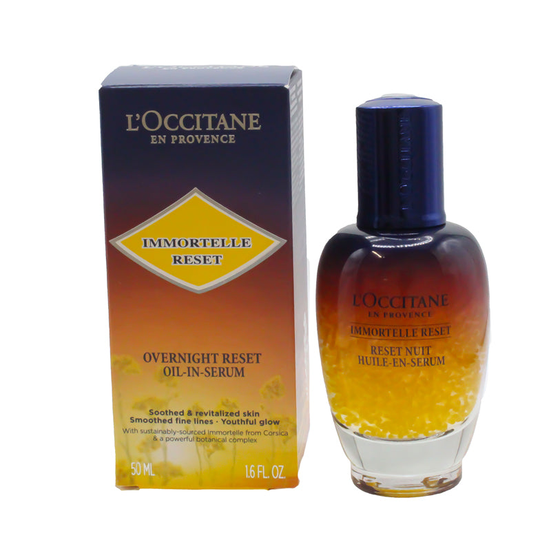 L'Occitane Immortelle Reset Overnight Oil Serum 50ml (Blemished Box)