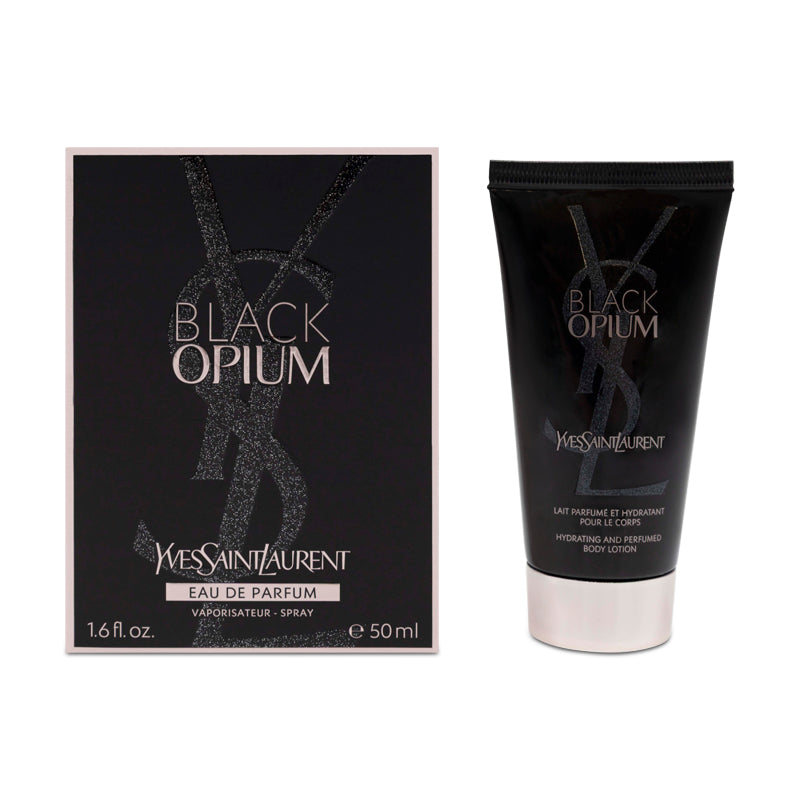 YSL Black Opium 50ml Eau De Parfum Gift Set (Blemished Box)