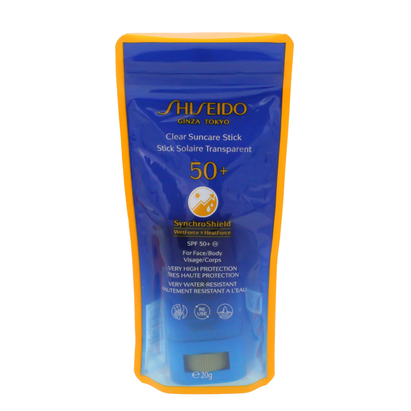 Shiseido Clear Sunscreen Stick SPF50+ For Face & Body