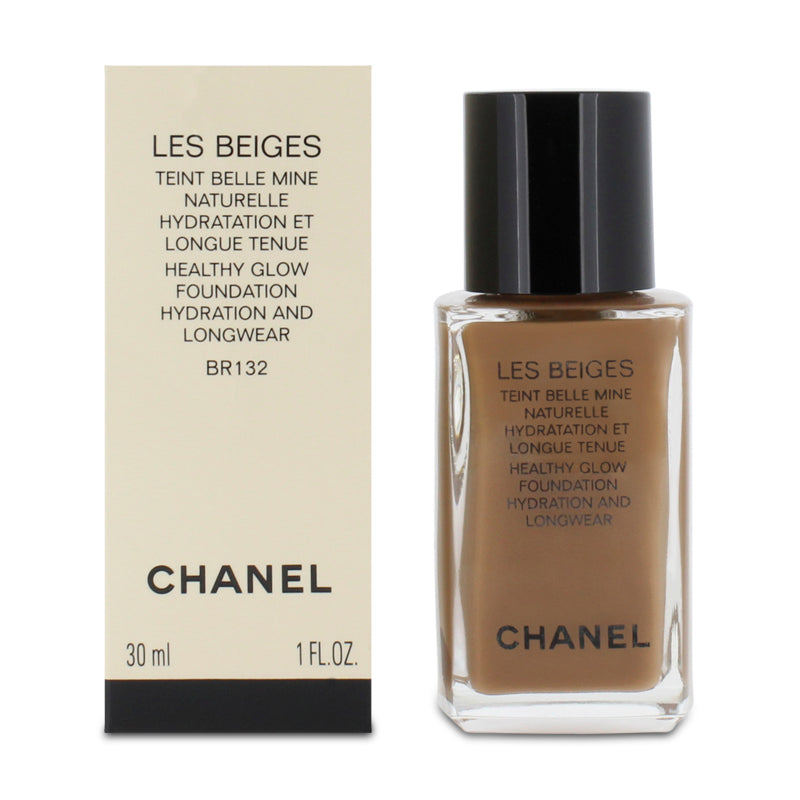 Chanel Les Beiges Foundation BR132 Healthy Glow Dark Brown