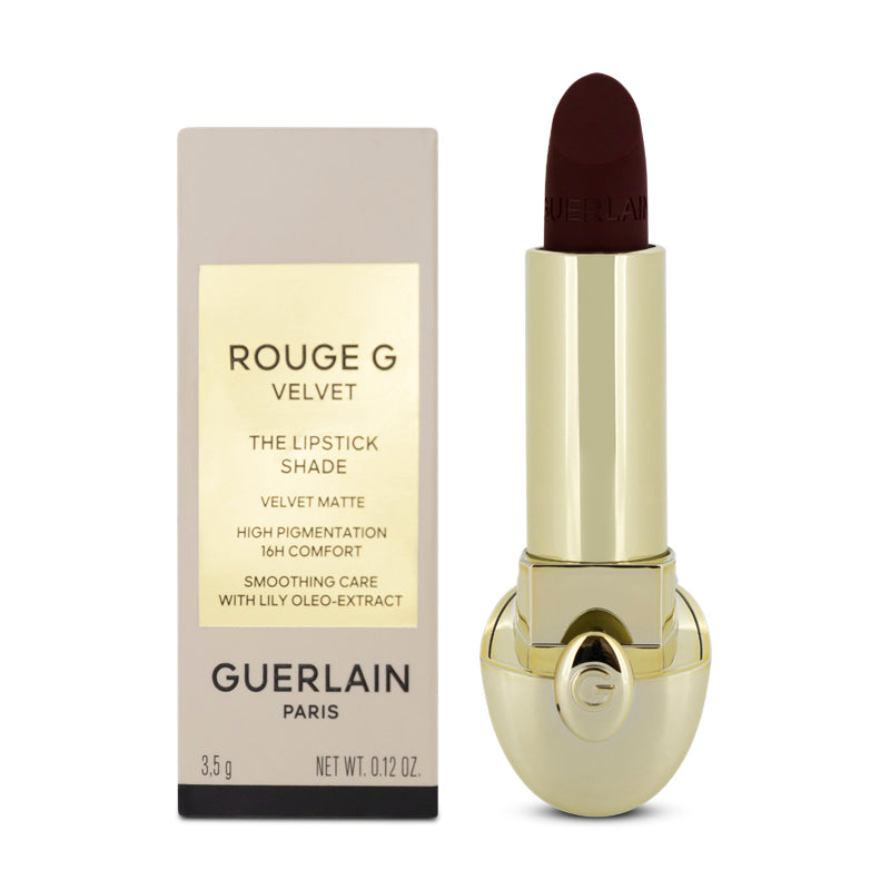 Guerlain Rouge G Velvet Matte Lipstick 879 Le Cerise Noire Red