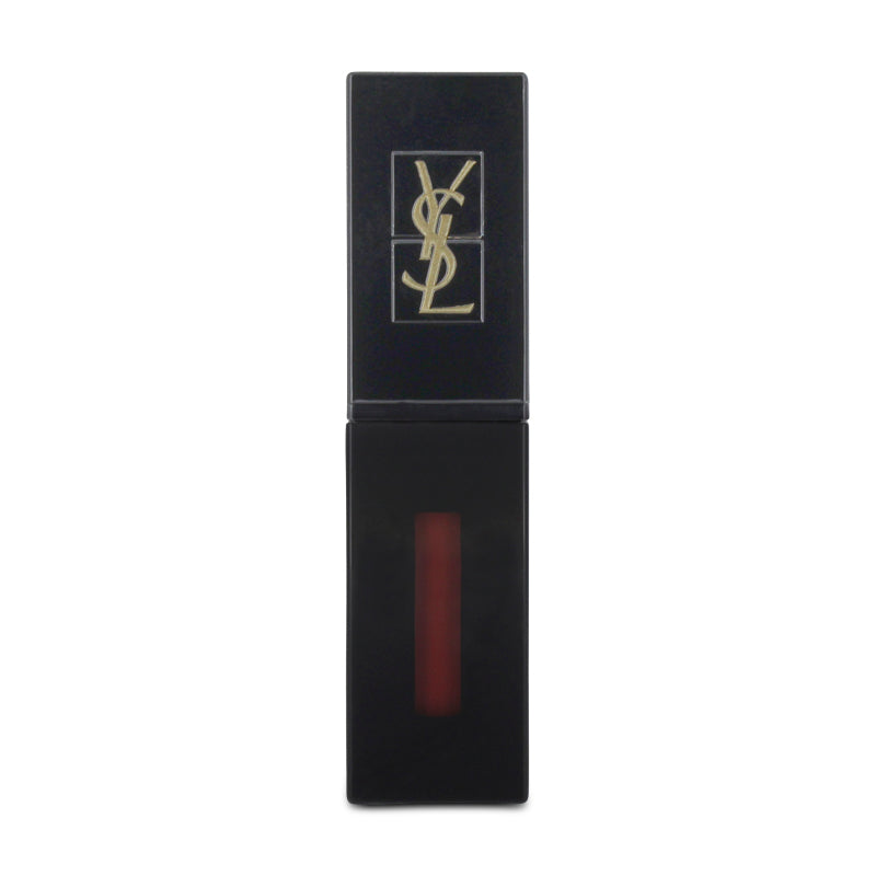 YSL Vernis A Levres Vinyl Red Liquid Lipstick Stain 420 Chili Vibration 5.5ml