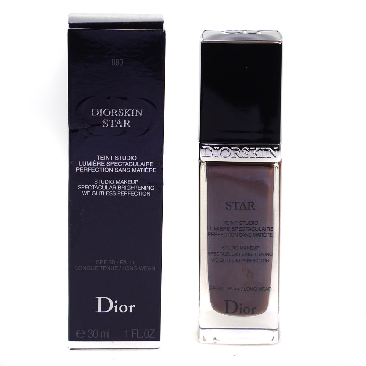 Dior Diorskin Star Liquid Foundation 080 Ebony Dark
