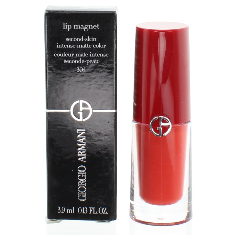 Giorgio Armani Lip Magnet Pink Liquid Lipstick 304 Scarlet