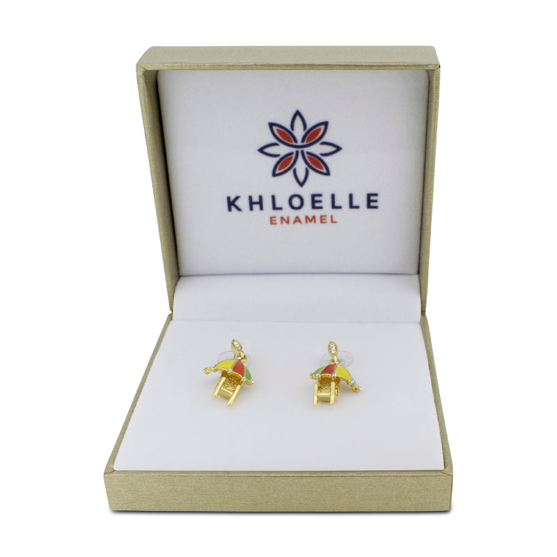 Khloelle Umbrella And Chair Earrings LC0070842