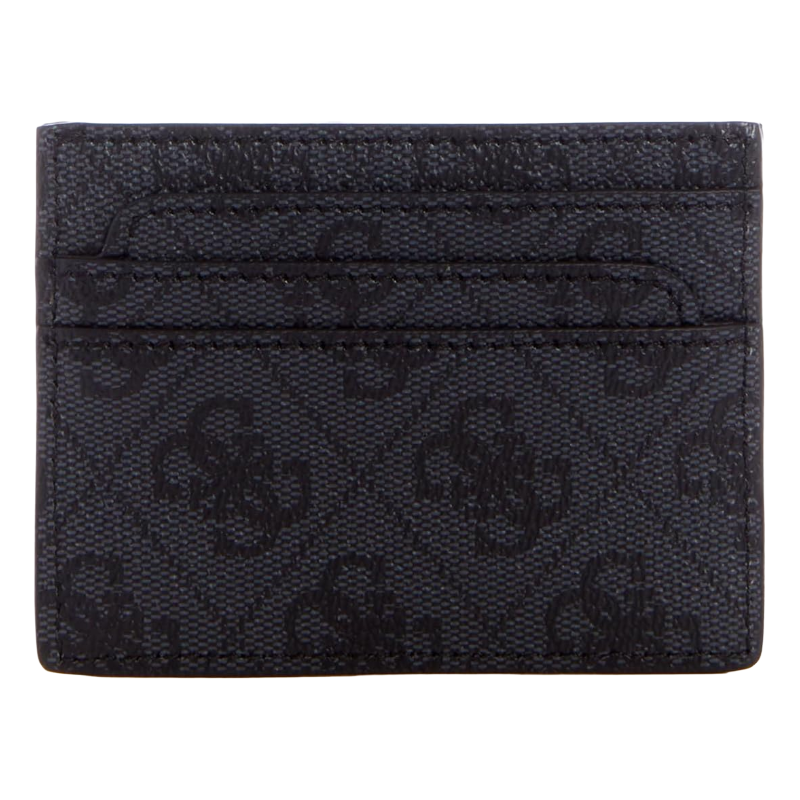 Guess Womens Wallet Credit Card Holder Coal Logo