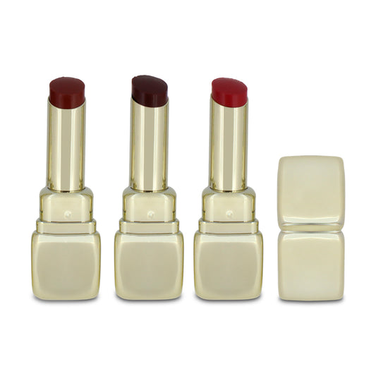 Guerlain KissKiss Shine Bloom Lipstick Trio Gift Set 3 x 3.2g