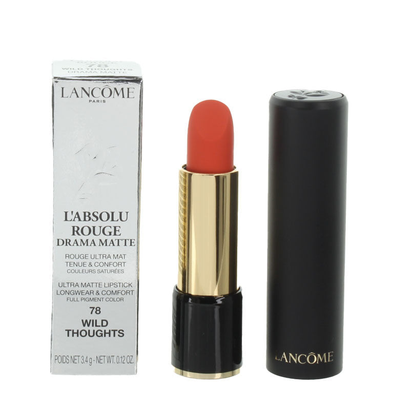 Lancome L'Absolu Rouge Drama Matte Red Lipstick 78 Wild Thoughts