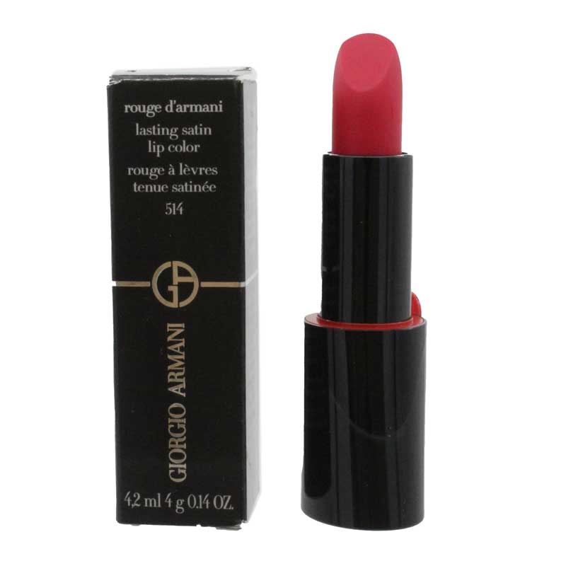 Giorgio Armani Rouge D'Armani Satin Lipstick in Eccentrico 514 Pink