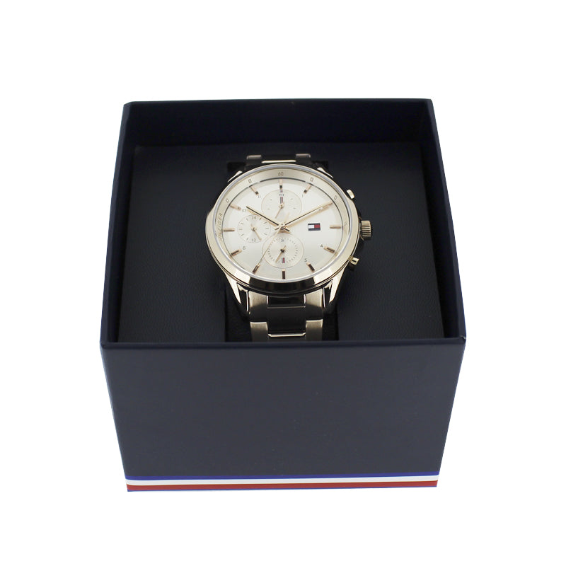 Tommy Hilfiger Ladies Gold Watch Chronograph 1782421