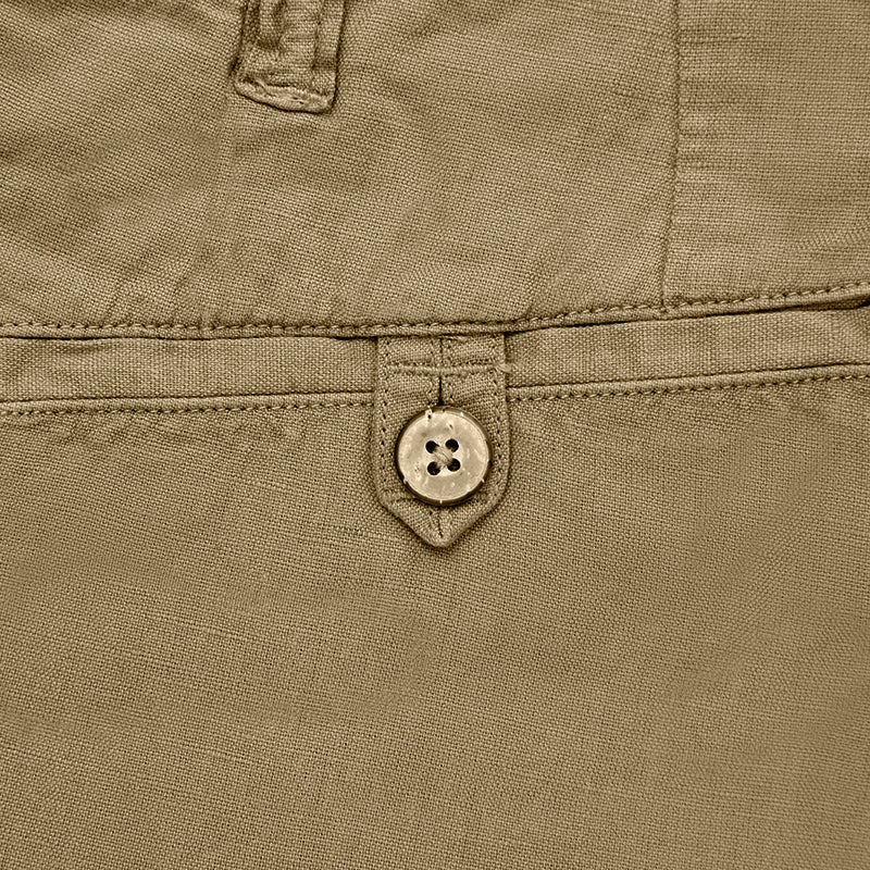 Ralph Lauren Polo Cotton Linen Chino Shorts Beige Men's