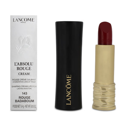 Lancome L'Absolu Rouge Cream Lipstick 143 Rouge Badaboum