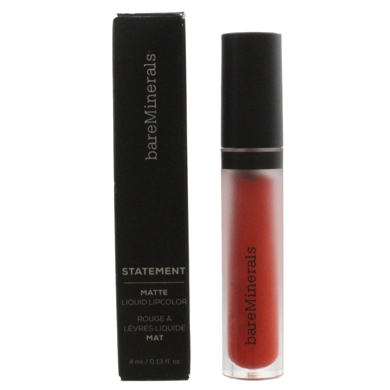 bareMinerals Statement Matte Liquid Lipstick in Fire Red