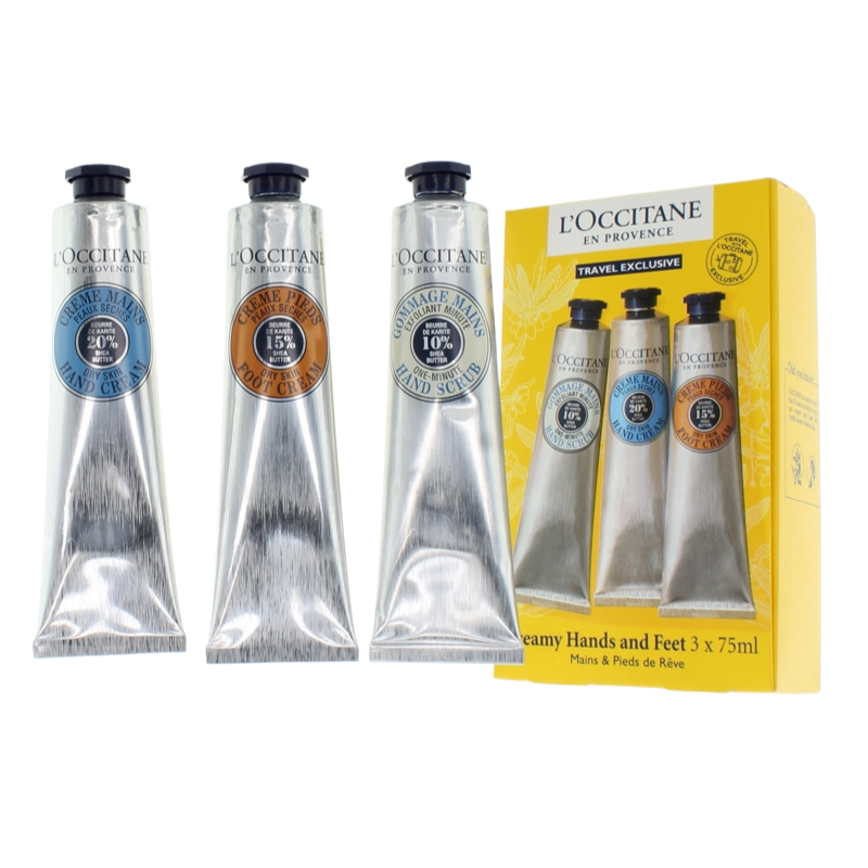 L'Occitane Dreamy Hands & Feet Shea Butter Set 3 x 75ml