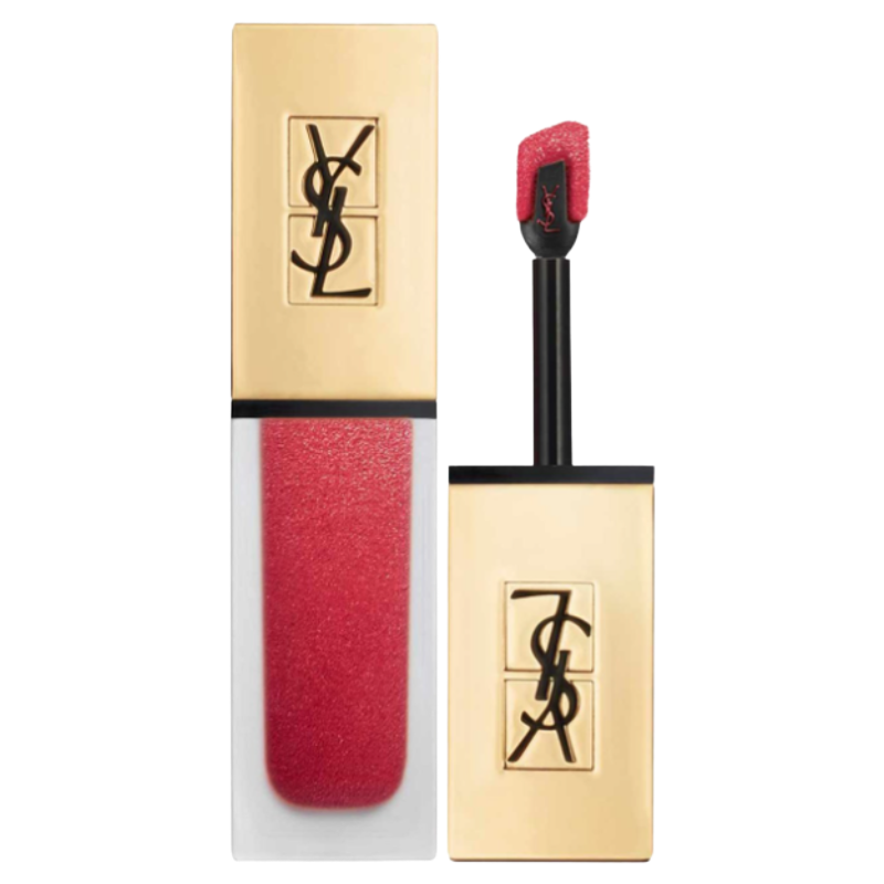 YSL Red Liquid Lipstick Tatouage Couture 101 Chrome Red Clash
