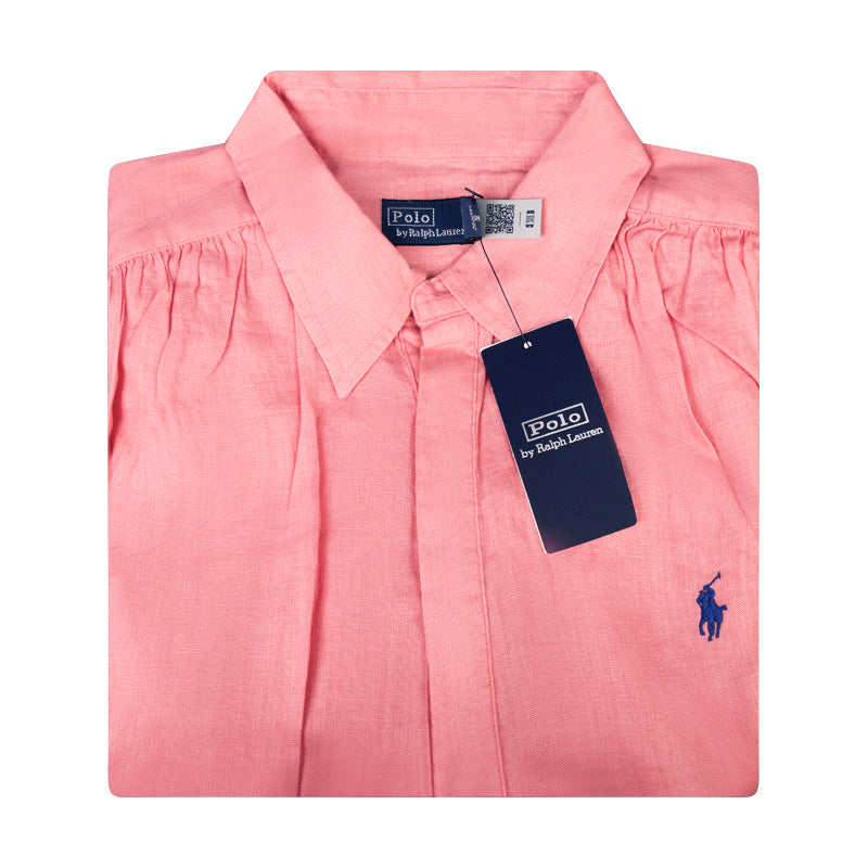 Ralph Lauren Polo Women's Short Sleeved Blouse Pink