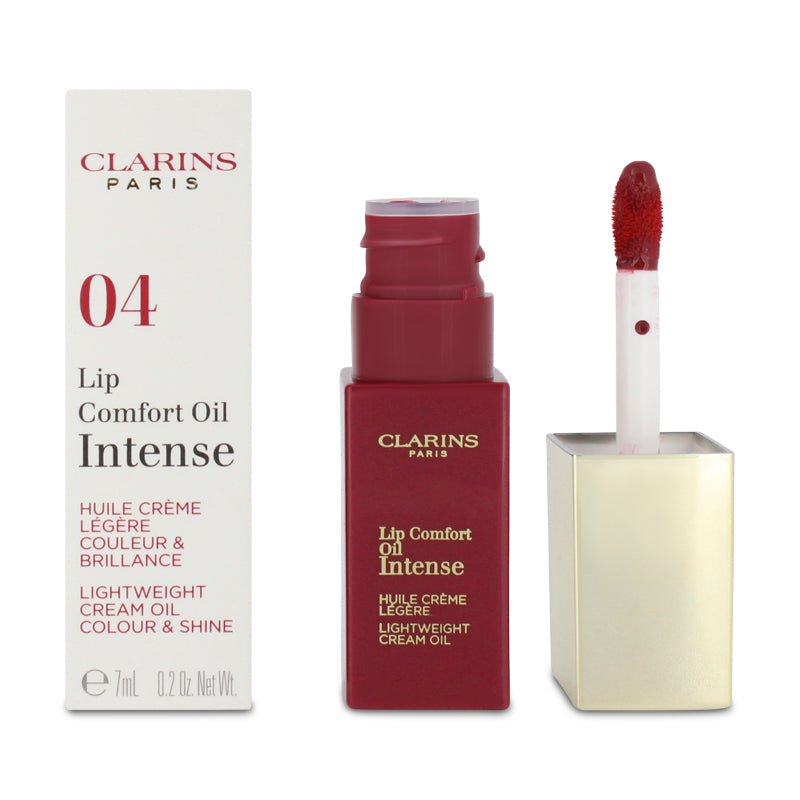 Clarins Lip Comfort Oil Intense 04 Intense Rosewood Lightweight 7ml