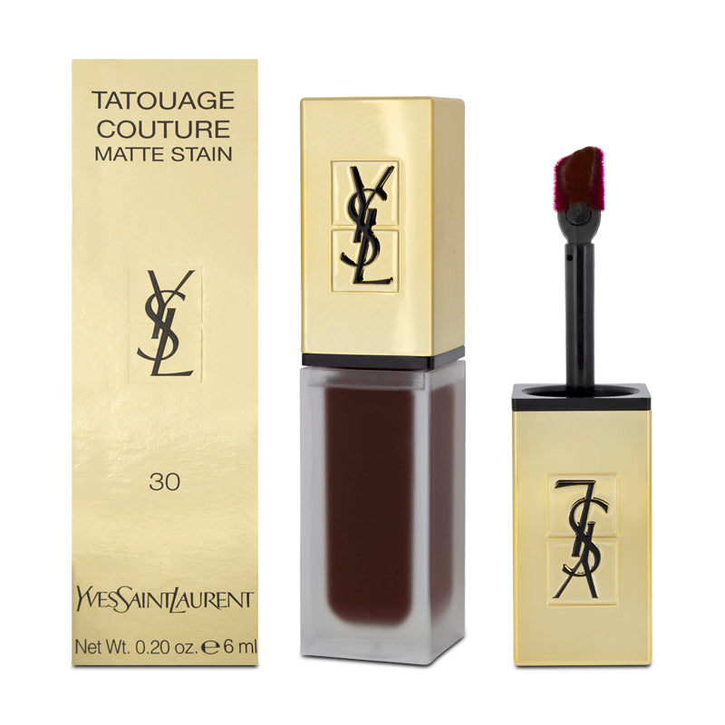 YSL Red Lipstick Tatouage Couture Matte Stain 30 Outrageous Red