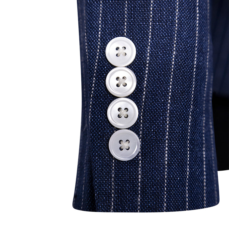 Ralph Lauren Polo Pinstripe Blazer Jacket Navy Women's