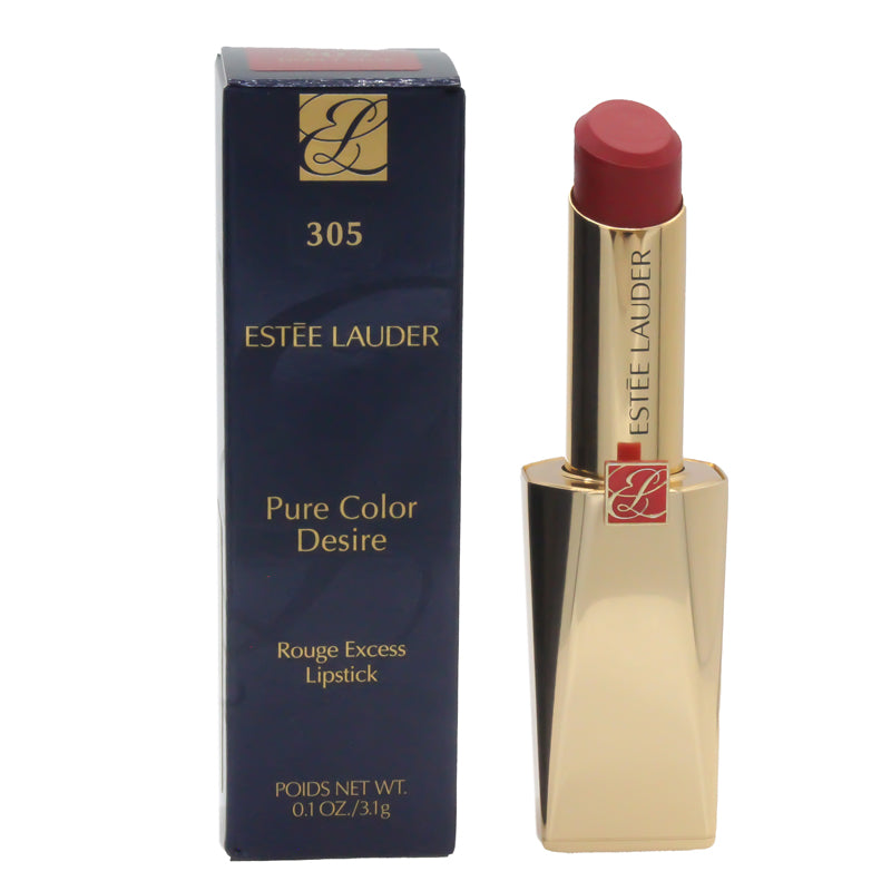 Estee Lauder Pure Colour Desire Red Lipstick 305 Dont Stop