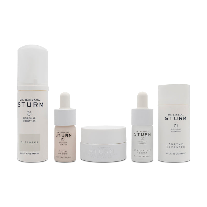 Dr Barbara Sturm Skincare Glow House Set Cleanser Serum & Moisturiser