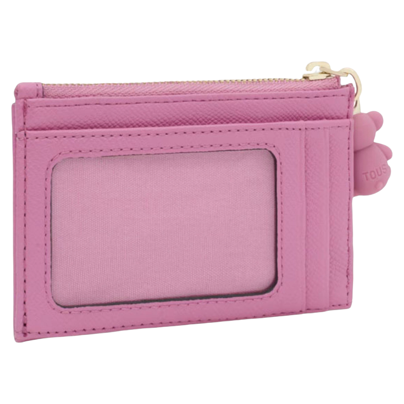 Tous Brenda Small Pink Card Holder Wallet