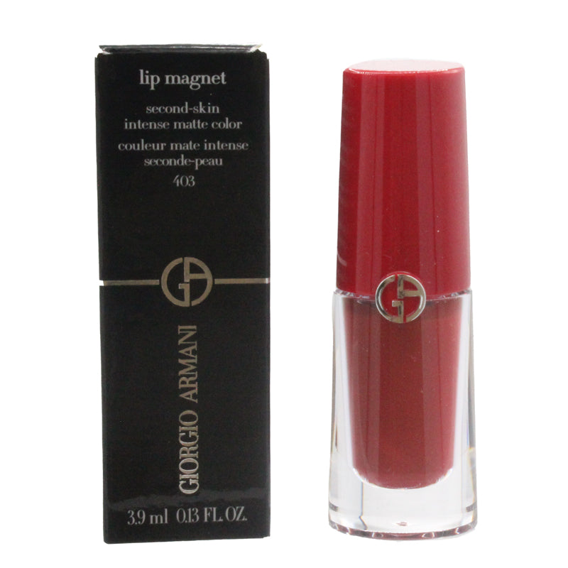 Giorgio Armani Lip Magnet Liquid Lipstick 403 Vibrato Red Matte