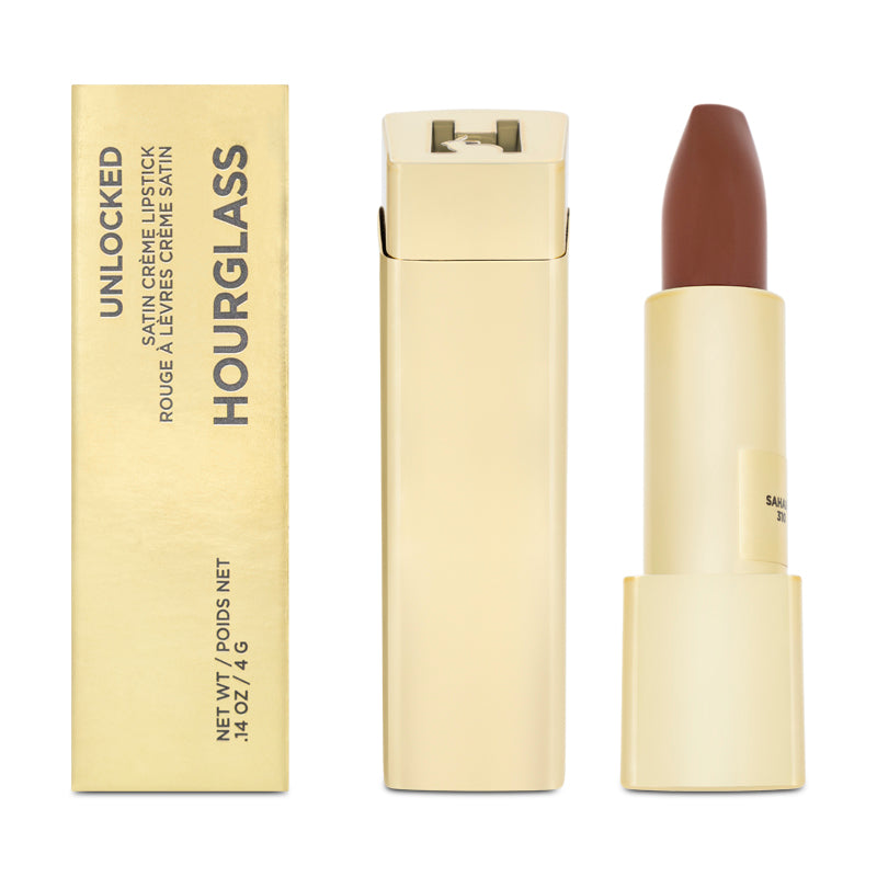 Hourglass Unlocked Satin Creme Brown Lipstick 310 Sahara