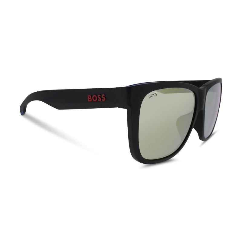 Hugo Boss Matte Black Blue Sunglasses 1453 0VK (No Case)