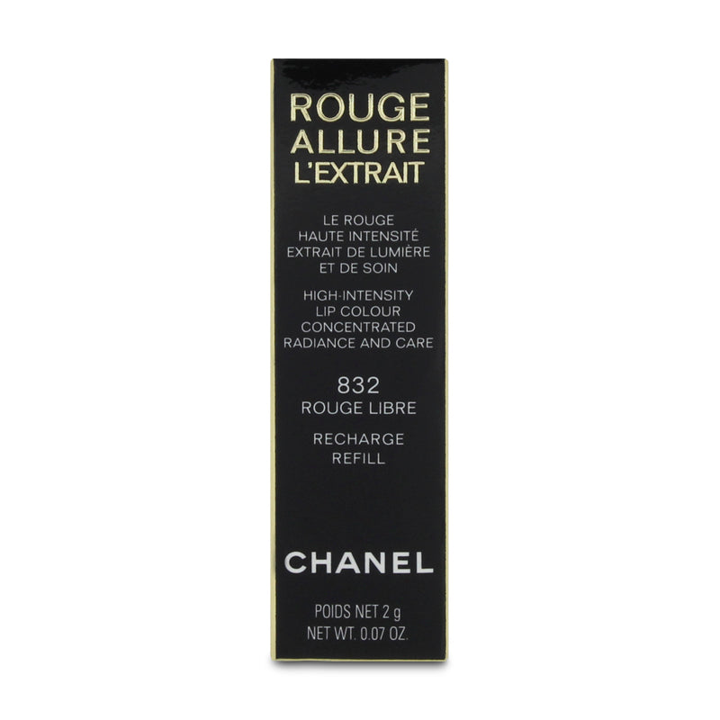 Chanel Rouge Allure L'Extrait Lipstick Refill 832 Rouge Libre