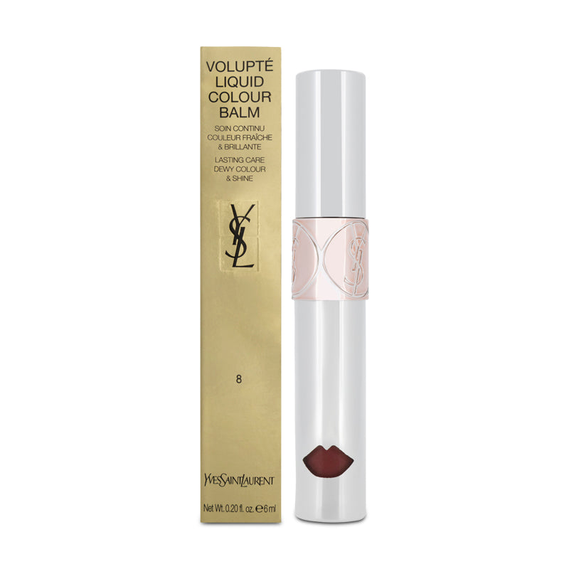 YSL Volupte Liquid Lip Balm 8 Excite Me Pink – (Blemished Box)