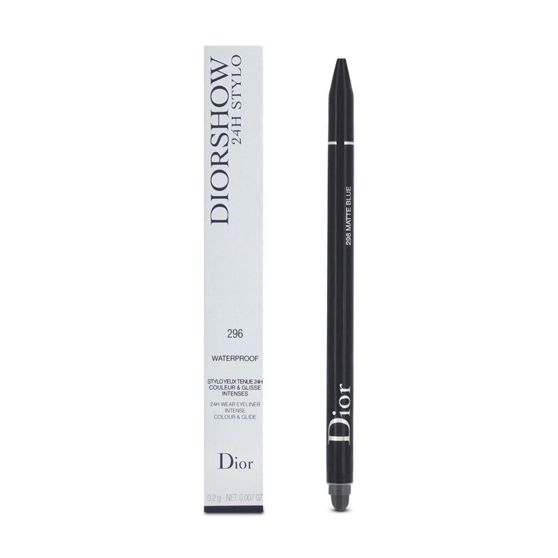 Dior Diorshow 24H Stylo Waterproof Eyeliner 296 Matte Blue (Blemished Box)