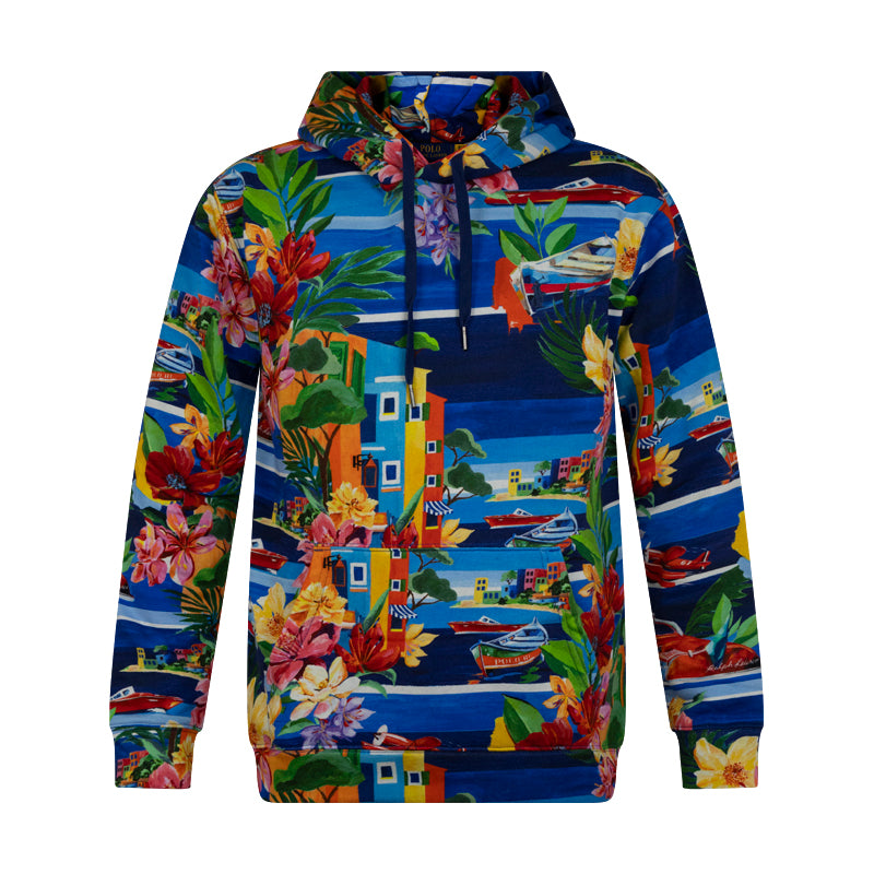 Ralph Lauren Polo Fleece Hoodie Printed Mens