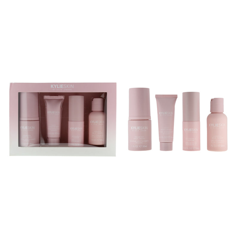 Kylie Skin Face Wash Moisturiser Serum Toner Mini Set (Blemished Box)