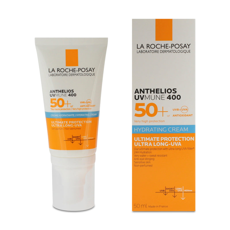 La Roche-Posay Anthelios UVmune 400 50+ Hydrating Sun Cream SPF50 50ml (Blemished Box)