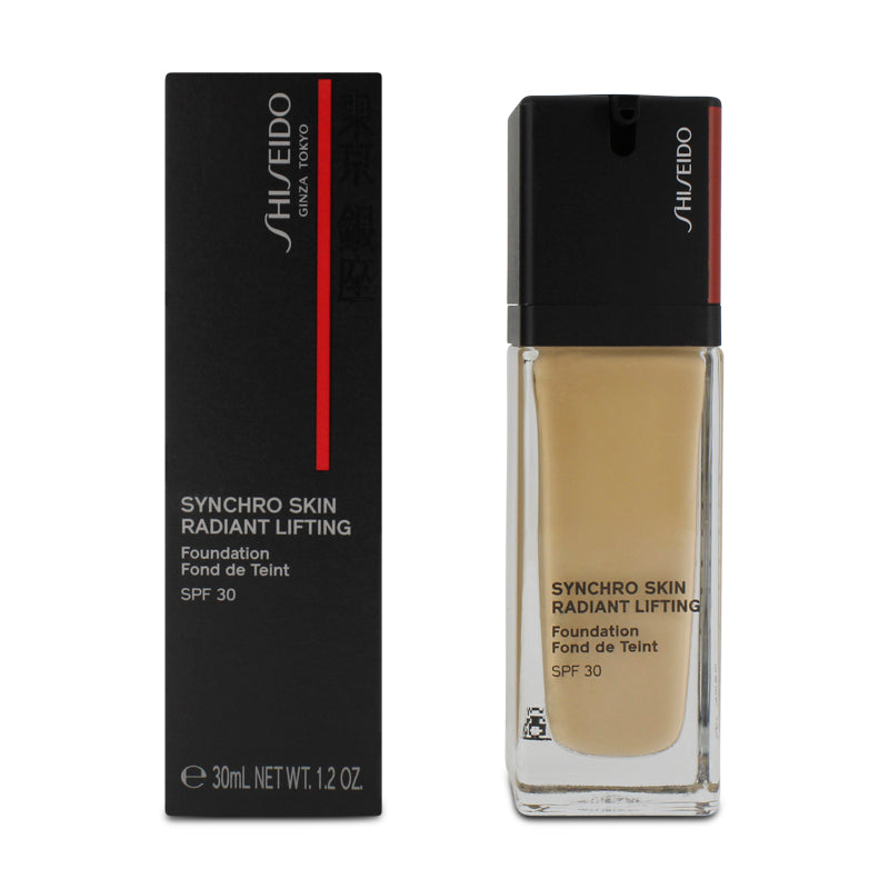 Shiseido Synchro Skin Radiant Lifting Foundation 250 Sand 30ml