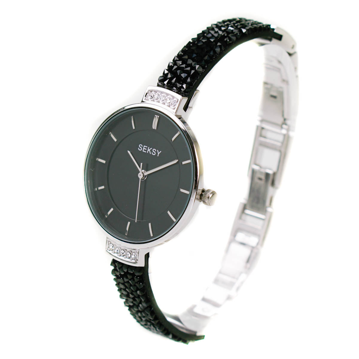 Sekonda Seksy Rocks Black Bracelet Watch 2578